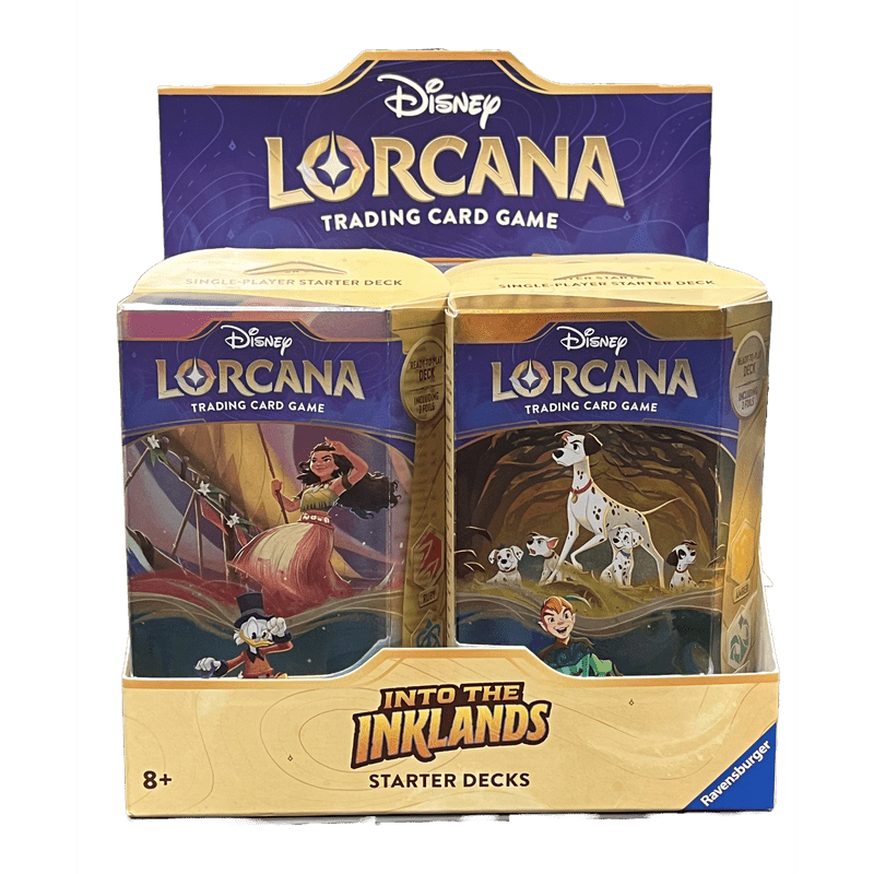 lorcana inklands starter deck Disney Lorcana Into the Inklands Starter Deck Amber Emerald