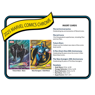 2025 Topps Chrome Marvel Hobby Box