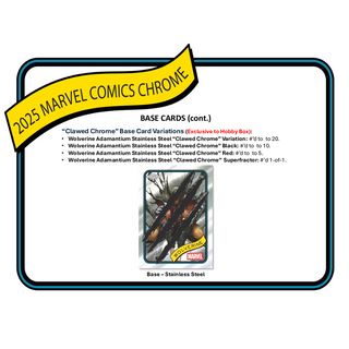 2025 Topps Chrome Marvel Hobby Box