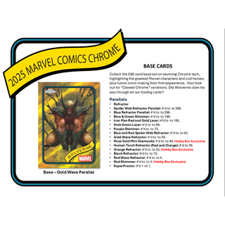 2025 Topps Chrome Marvel Hobby Box
