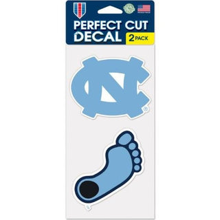 Decal: North Carolina Tar Heels 2-Pack 4x4in