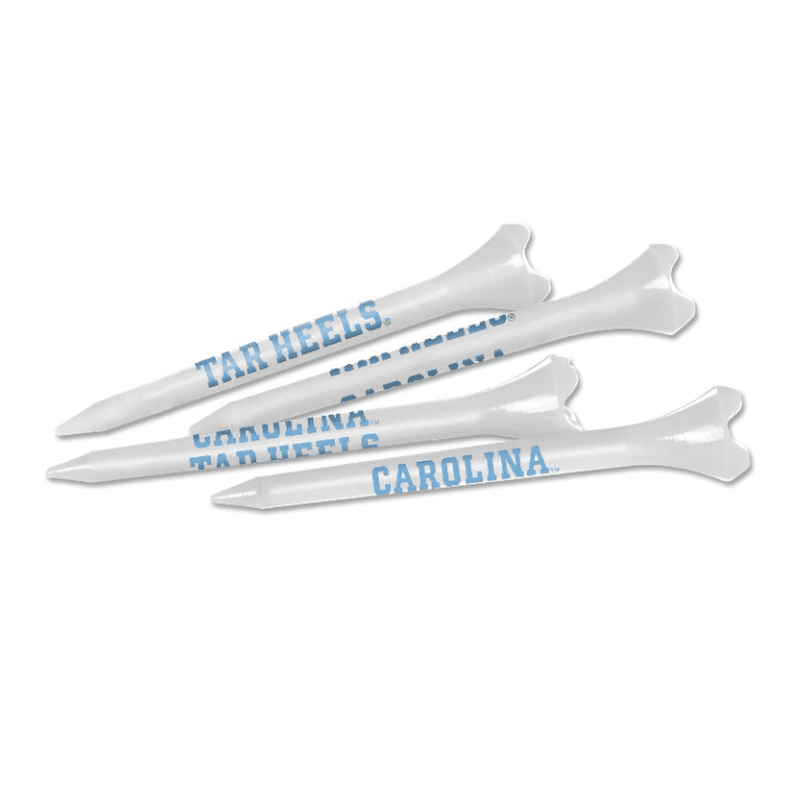 North Carolina Tarheels Plastic White Golf Tee Pack - 40 Pack