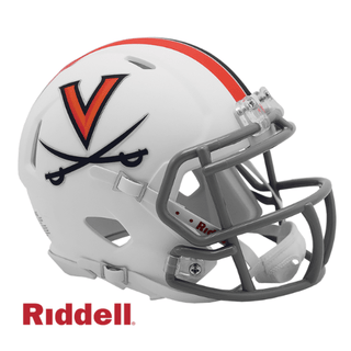 Mini Helmet: Virginia Cavaliers - Speed - Matte White