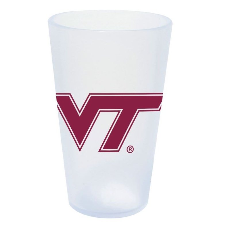Silicone Pint Glass: Virginia Tech Hokies 16oz - Icicle
