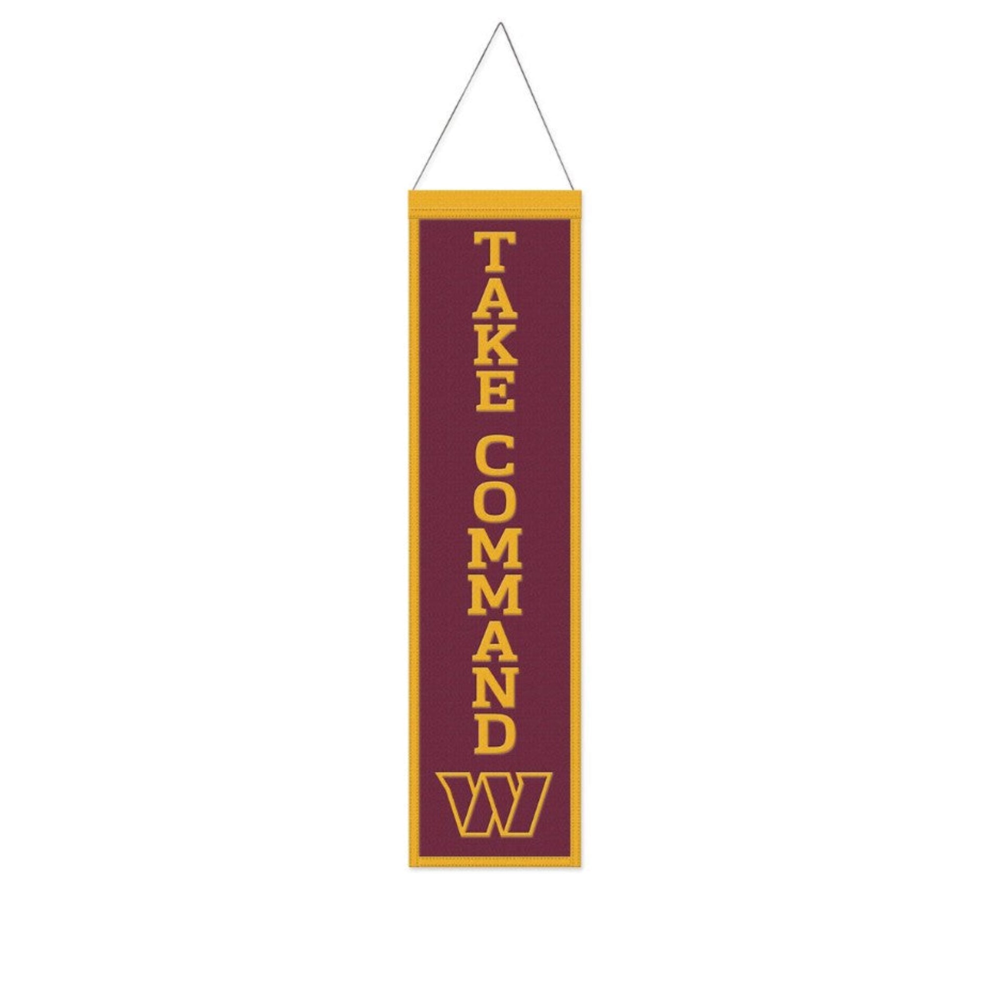 Banner: Washington Commanders 8"x32"