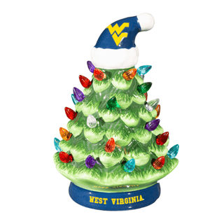 Ornament: West Virginia Mountaineers Santa Hat