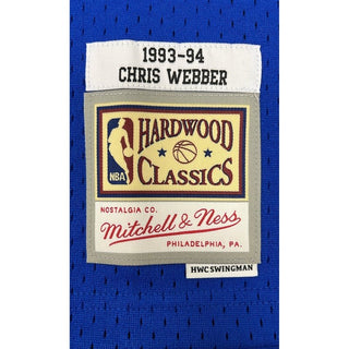 Autograph Basketball Jersey: Chris Webber - Warriors