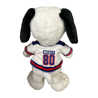 Snoopy USA Hockey Miracle on Ice Officially Licensed White Jersey 10 Inch Plush