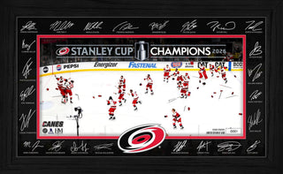 Carolina Hurricanes 2026 Stanley Cup Champions Celebration Signature Frame 12x20