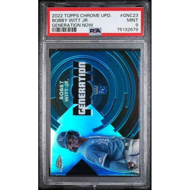 Bobby Witt Jr 2022 Topps Chrome Update #GNC23 PSA 9