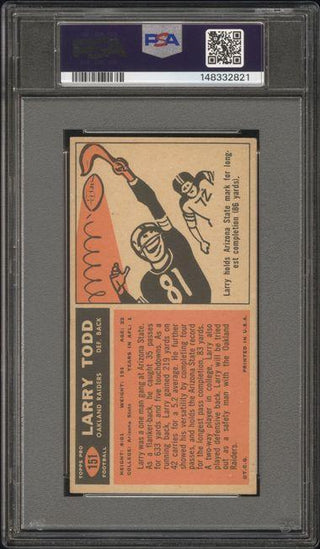 Larry Todd 1965 Topps #151 PSA 4