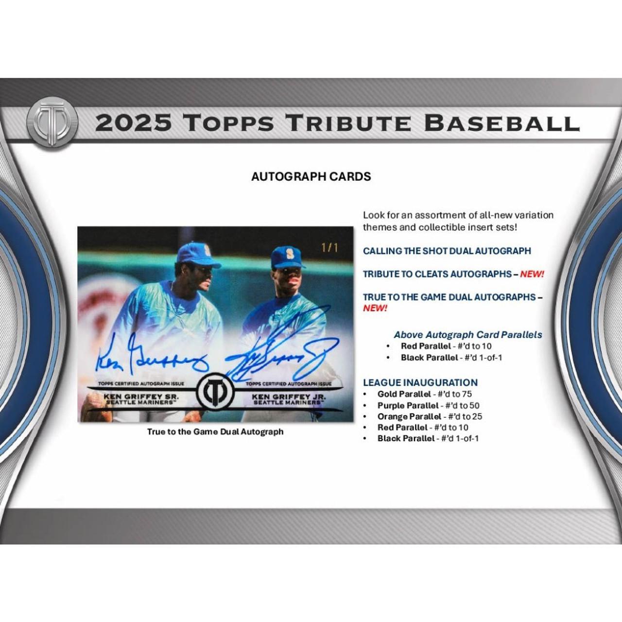 2025 Topps Tribute Baseball Hobby Box