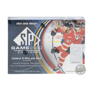 2025-26 Upper Deck SP Game Used Hockey Hobby Box