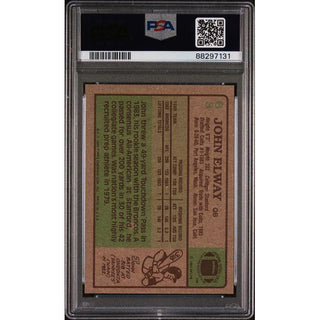 John Elway 1984 Topps #63 – Rookie Card PSA 8