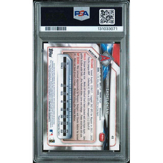Shohei Ohtani 2018 Bowman #49 – PSA 8 Rookie Card
