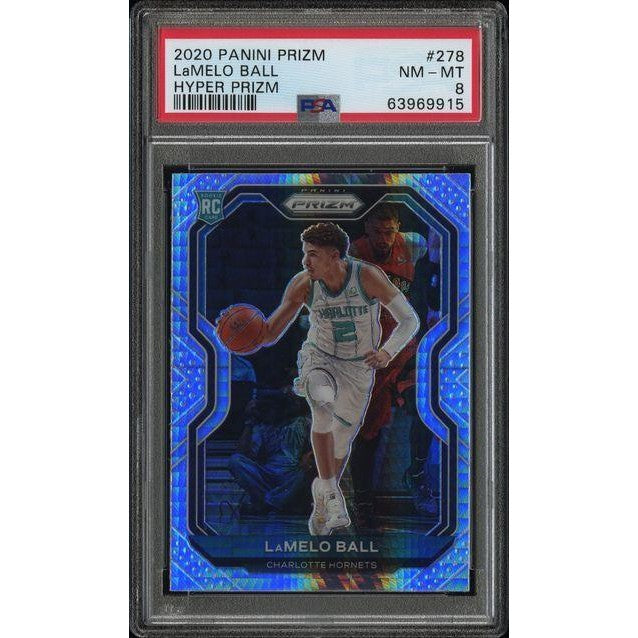 LaMelo Ball 2020 Panini Prizm Hyper Prizm #278 PSA 8
