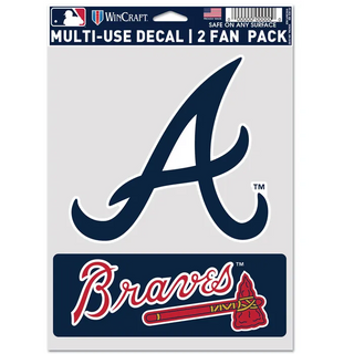 Atlanta Braves Multi-Use 2 Fan Pack – Show Your Team Spirit Anywhere