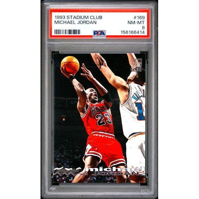 Michael Jordan - 1993 Stadium Club - PSA 8