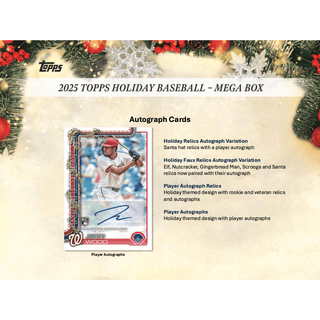 2025 Topps Holiday Baseball Mega Box