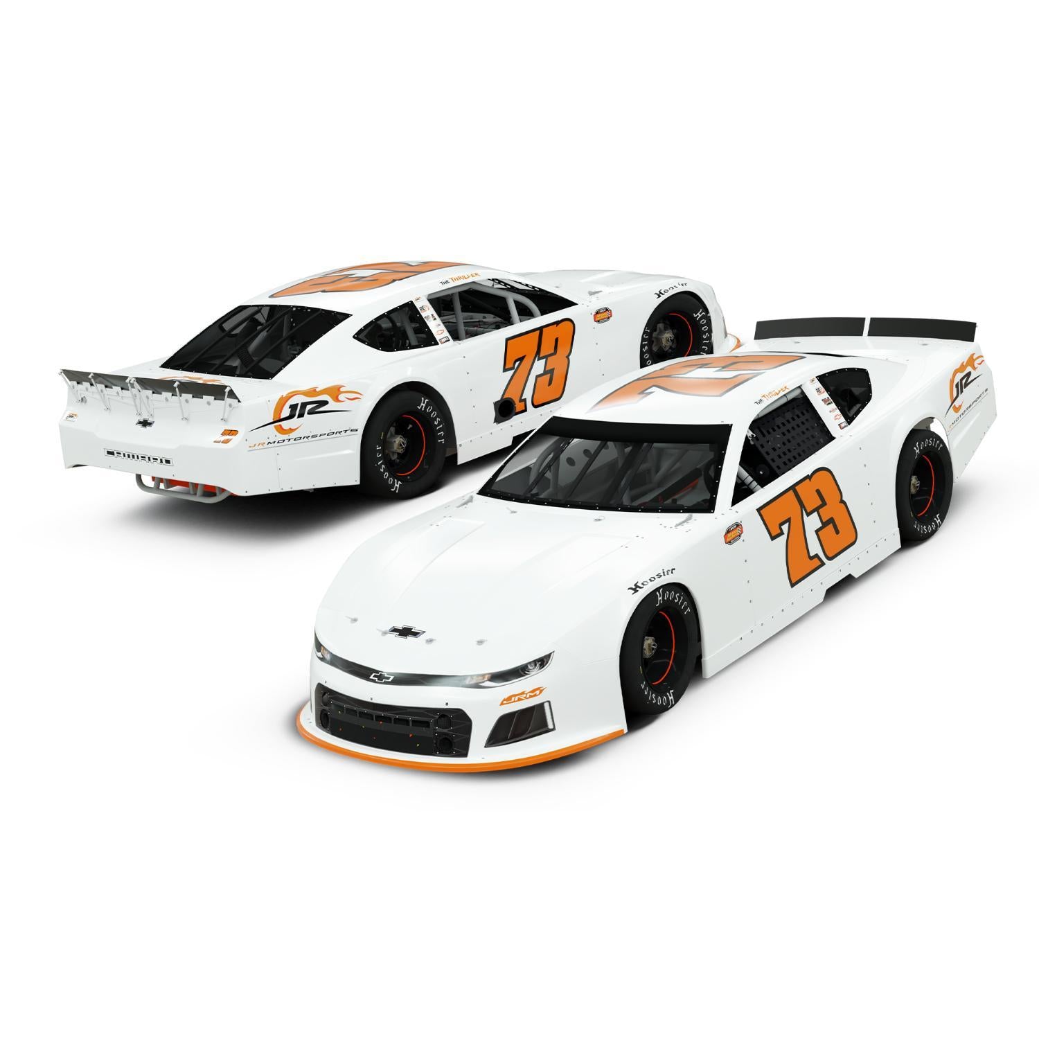 Diecast: Wyatt Miller #73 2025 Dual Autograph Jr. Motorsports Hickory 3/22/25 Race Win Late Model Stock Car 1:24 Diecast