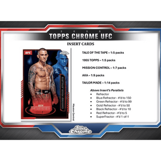 2025 Topps UFC Chrome Hobby Pack