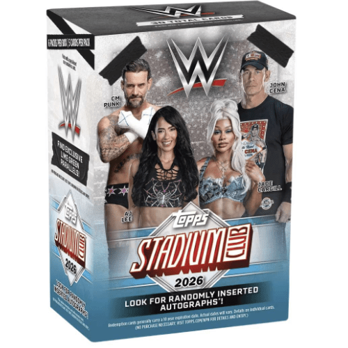 2026 Topps Stadium Club WWE Wrestling Blaster Box