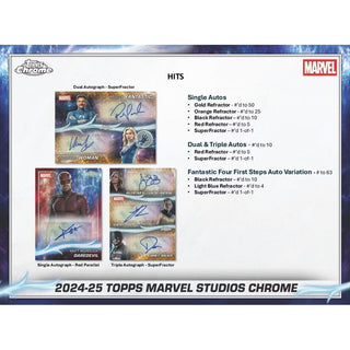 2025 Topps Marvel Studios Chrome Hobby Box