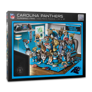 Carolina Panthers Purebred Fans- A Real Nailbiter 500 pc Puzzle