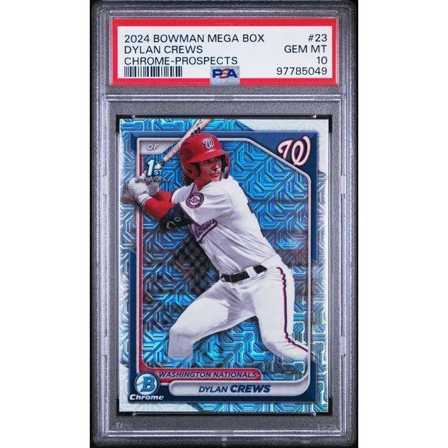 Dylan Crews 2024 Bowman Mega Box Chrome Prospects #23 PSA 10