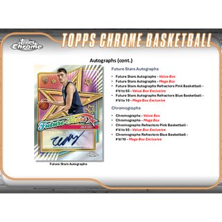 2024-25 Topps Chrome Basketball Mega Box