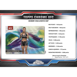 2025 Topps UFC Chrome Hobby Box