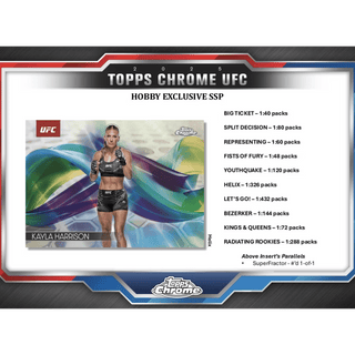 2025 Topps UFC Chrome Hobby Pack
