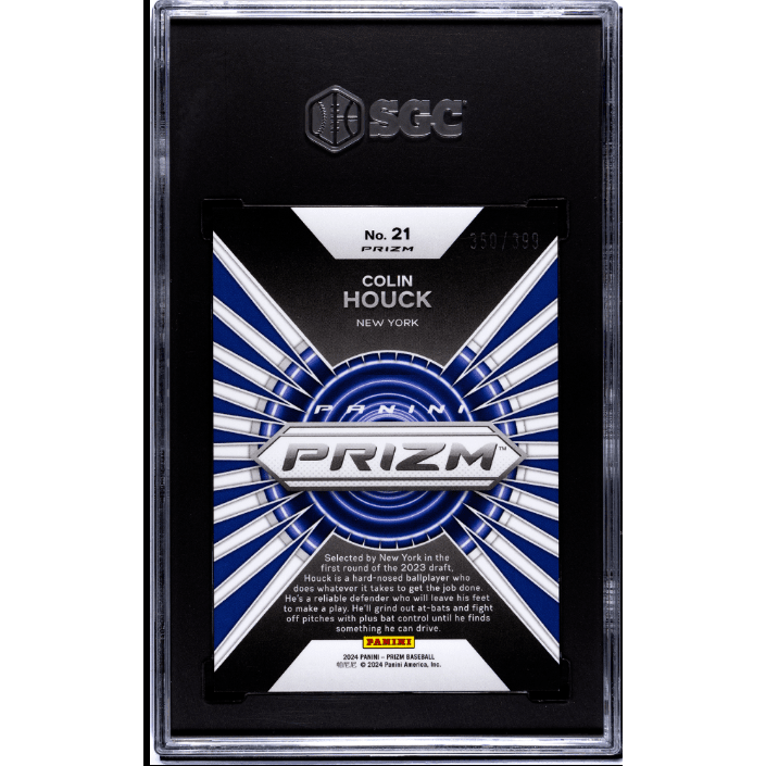 Colin Houck 2024 Panini Prizm #21 Hype Red Pulsar Prizm 350/399 SGC 10
