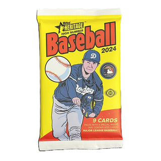 2024 Topps Heritage High Number Baseball Hobby Pack