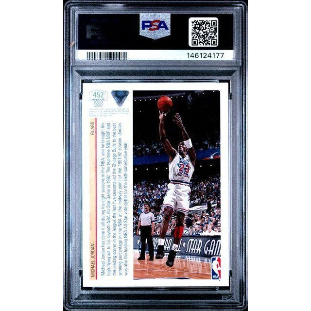 Michael Jordan 1991 Upper Deck #452 PSA 9