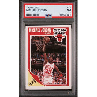 Michael Jordan 1989 Fleer #21 – PSA 7