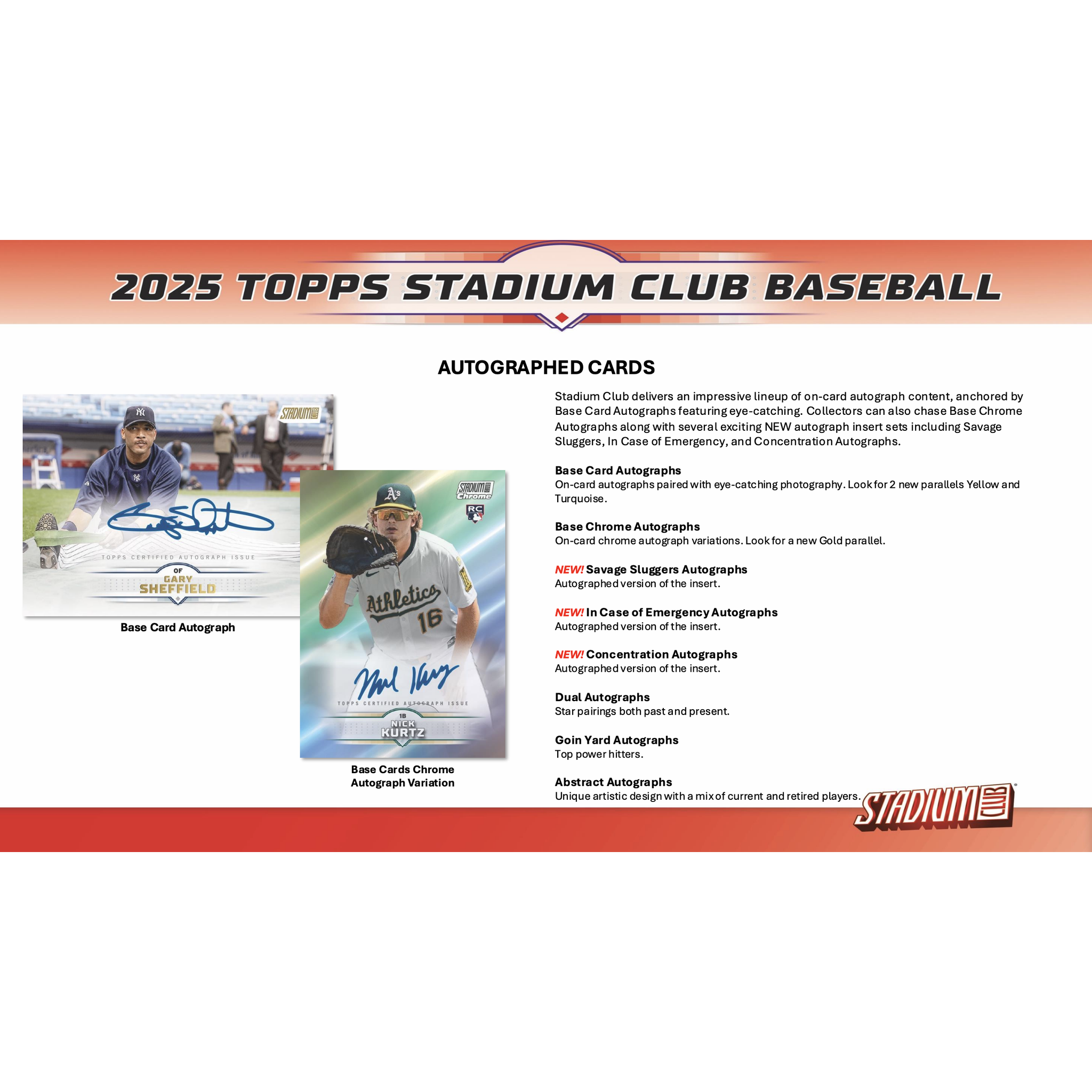 2025 Topps Stadium Club Baseball Hobby Pack