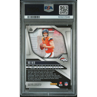 Bo Nix 2024 Prizm #309 PSA 10