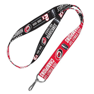 Carolina Hurricanes 2026 Stanley Cup Champions Lanyard – 1" Two Tone