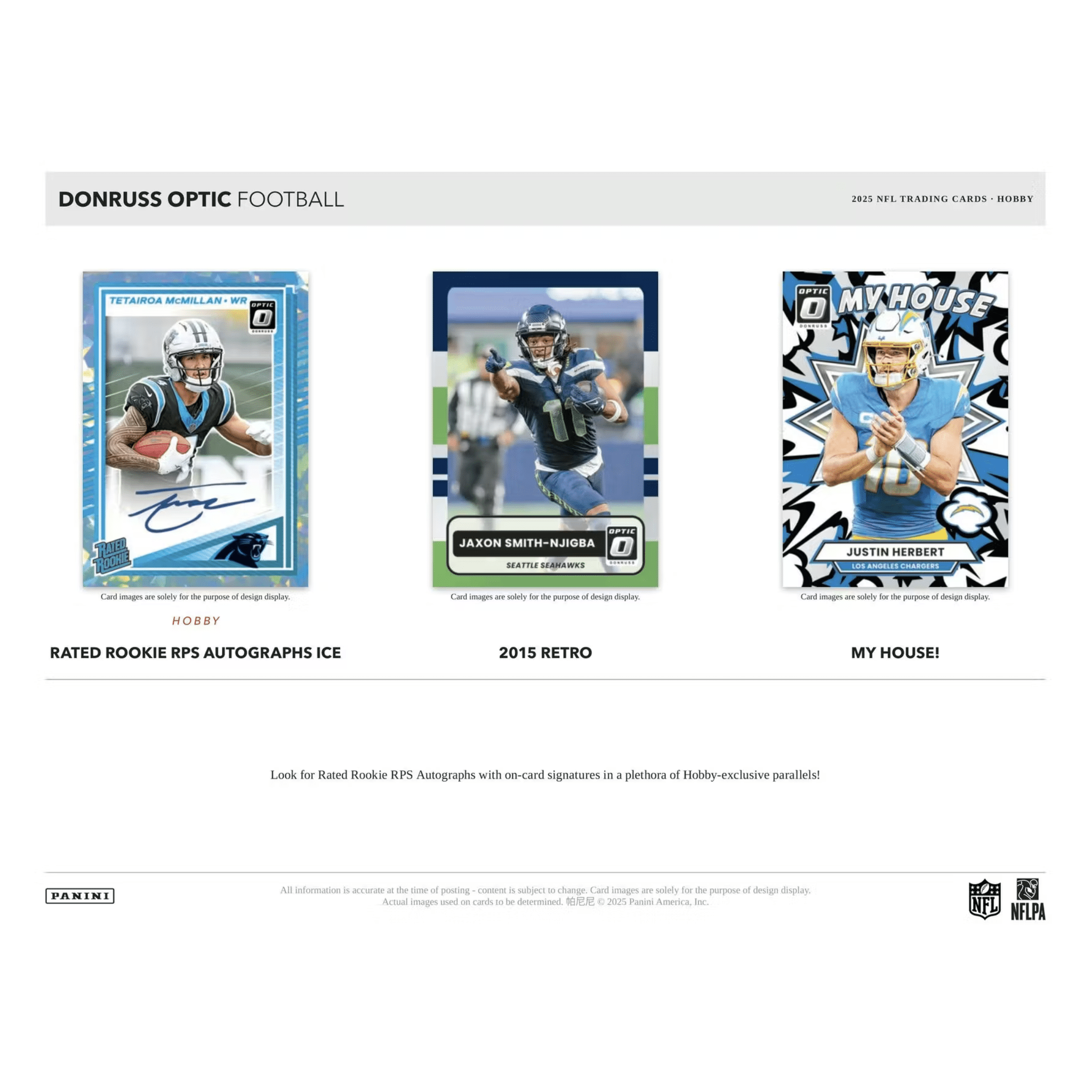 2025 Panini Donruss Optic Football Hobby Box