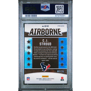CJ Stroud 2023 Rookies & Stars Airborne - Orange #AI13 PSA 9