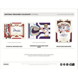 2025 Panini National Treasures Collegiate Football Hobby Box