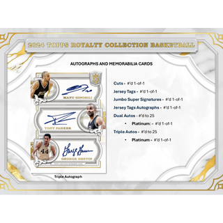 2023/24 Topps Royalty Collection Basketball Hobby Box