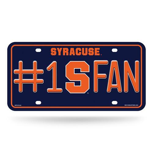 Syracuse License Plate #1 Fan