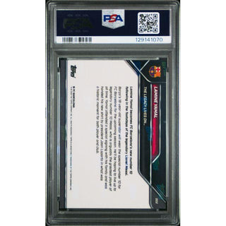 2025 Lamine Yamal Topps Now FC Barcelona #2 PSA 10