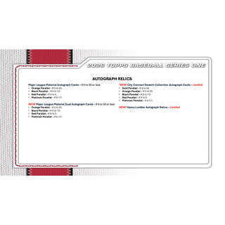 2026 Topps Baseball Series 1 Fat Pack