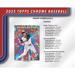 2025 Topps Chrome Baseball Blaster Box