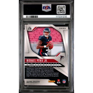 Michael Penix Jr. 2024 Prizm Green Prizm #378 – PSA 9