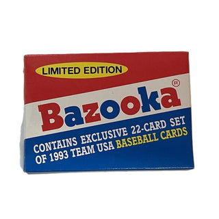 1993 Bazooka Exclusive 22-Card Set Team USA Baseball Ltd. Ed.