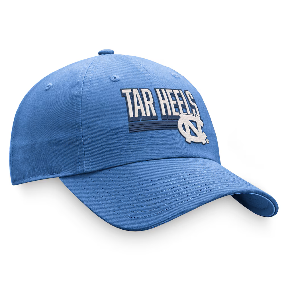 UNC Tar Heels Slant Logo Adjustable Hat – One Size Fits Most